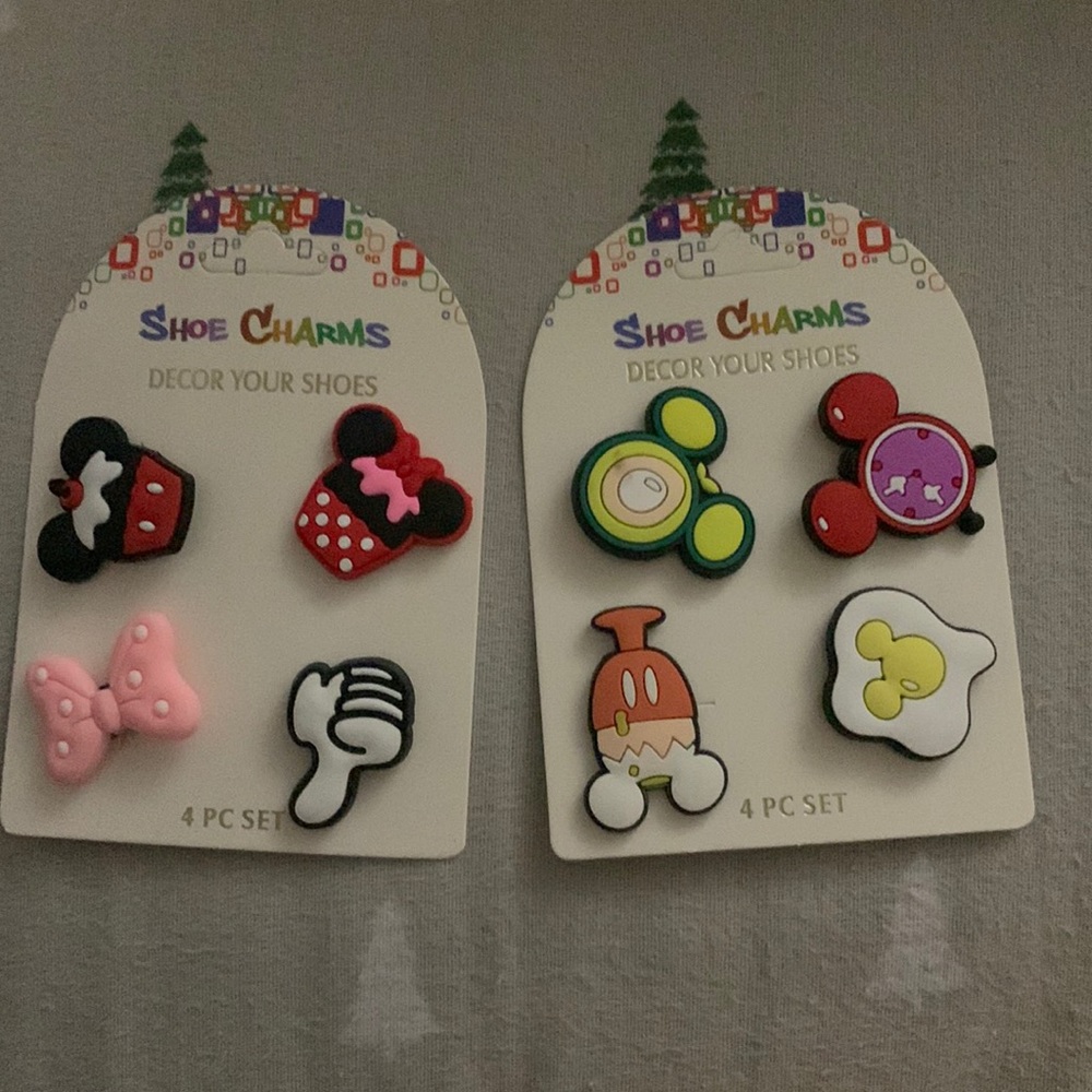 Shoes charms decor your shoes Mickey and Mickey charms